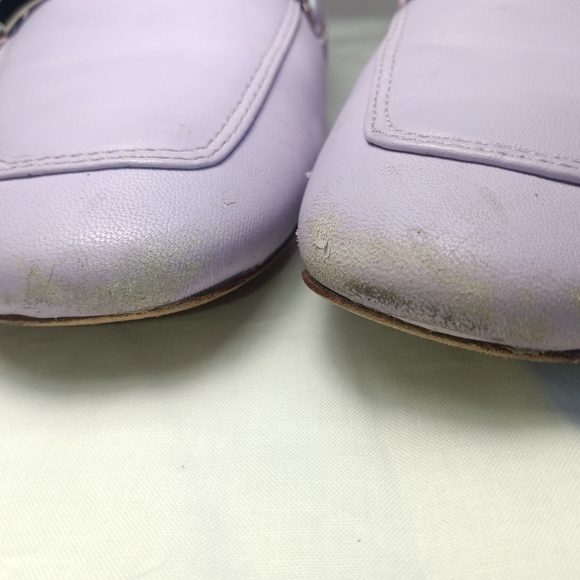 KATE SPADE NY LANA MULES LILAC LEATHER SZ 7.5 - Picture 9 of 16